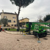 Abattage d'un pin à Saint Etienne des Oullières